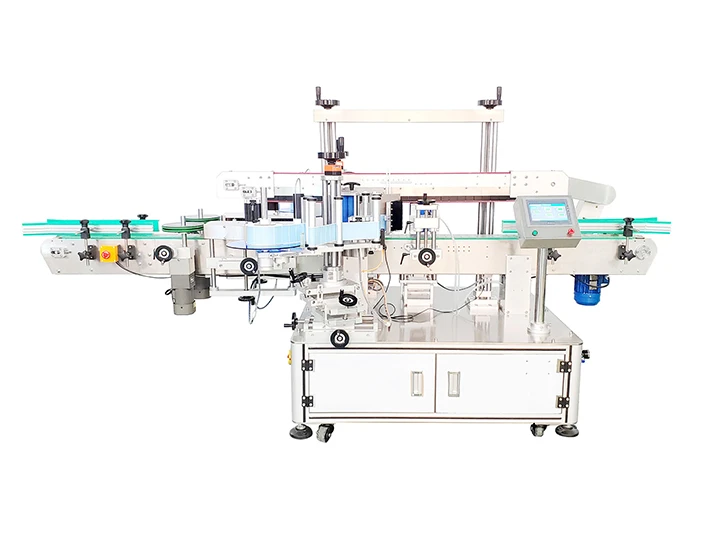 Automatic Combo Round and Flat Bottle Labeling Mahcine