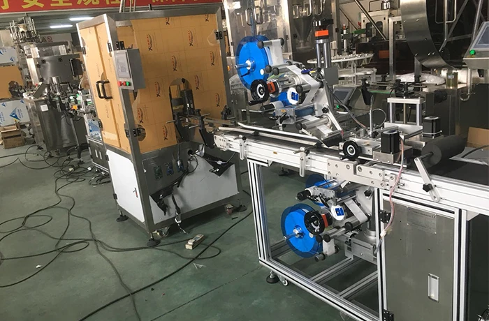 Automatic Weighing Filling Capping and Labeling Line for Cannabis Can