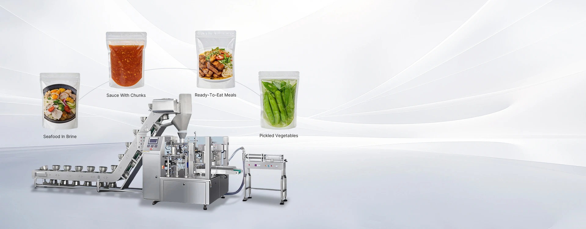 Dual Filling Premade Pouch Packing Machine